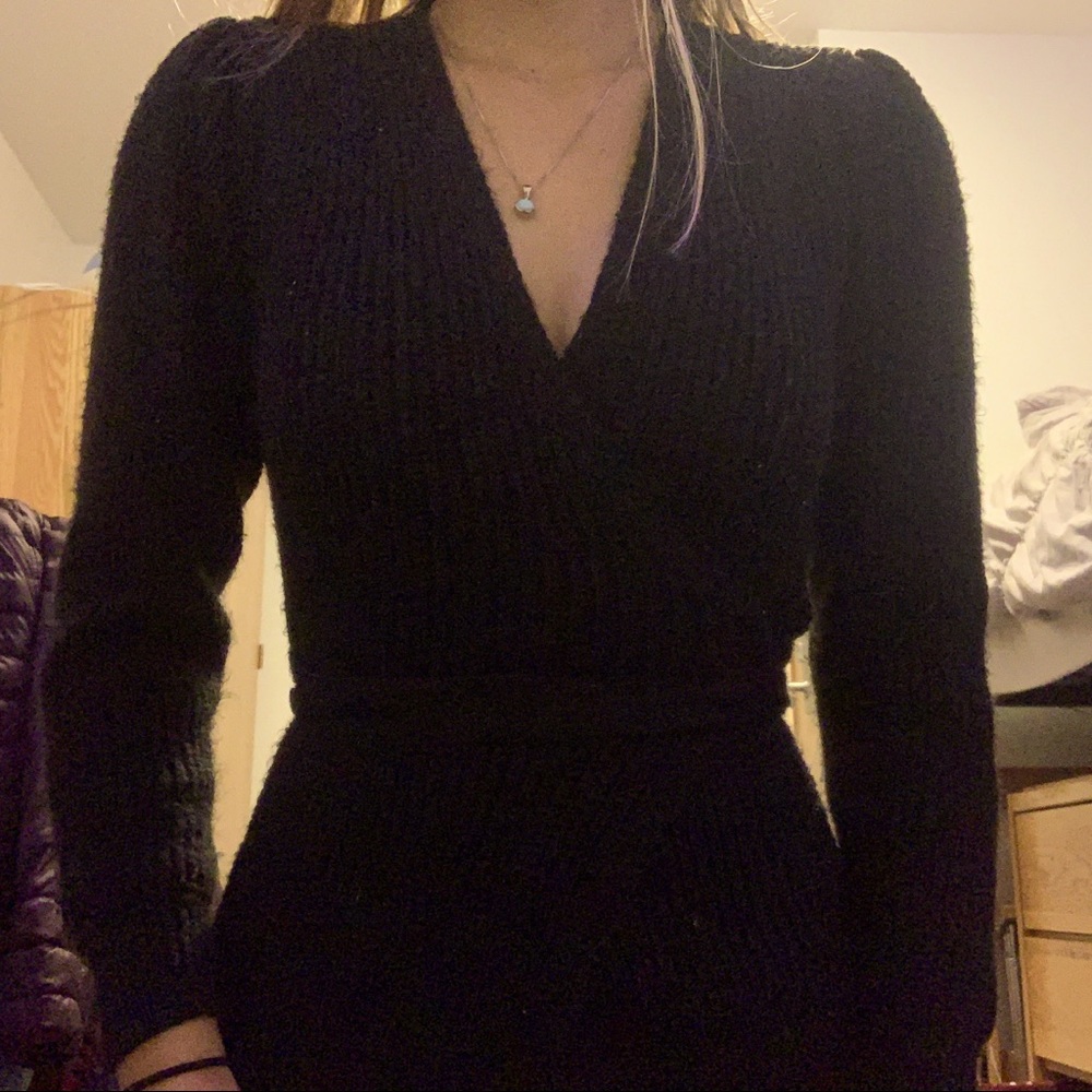 Wrap-Around Tie Sweater